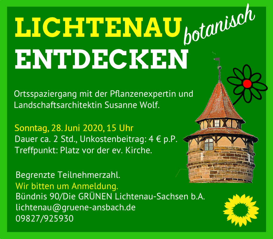 Botanische Exkursion in Lichtenau