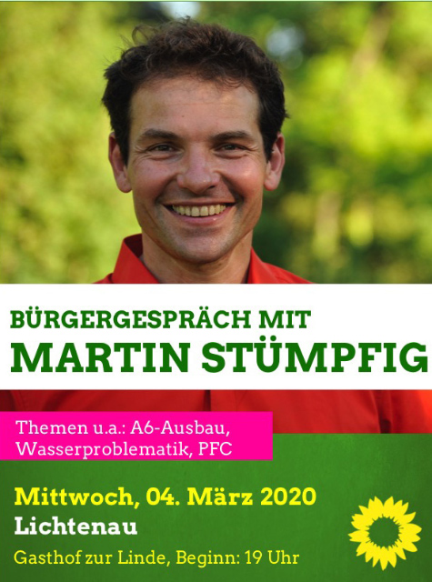 Bürgergespräch mit Martin Stümpfig im Markt Lichtenau