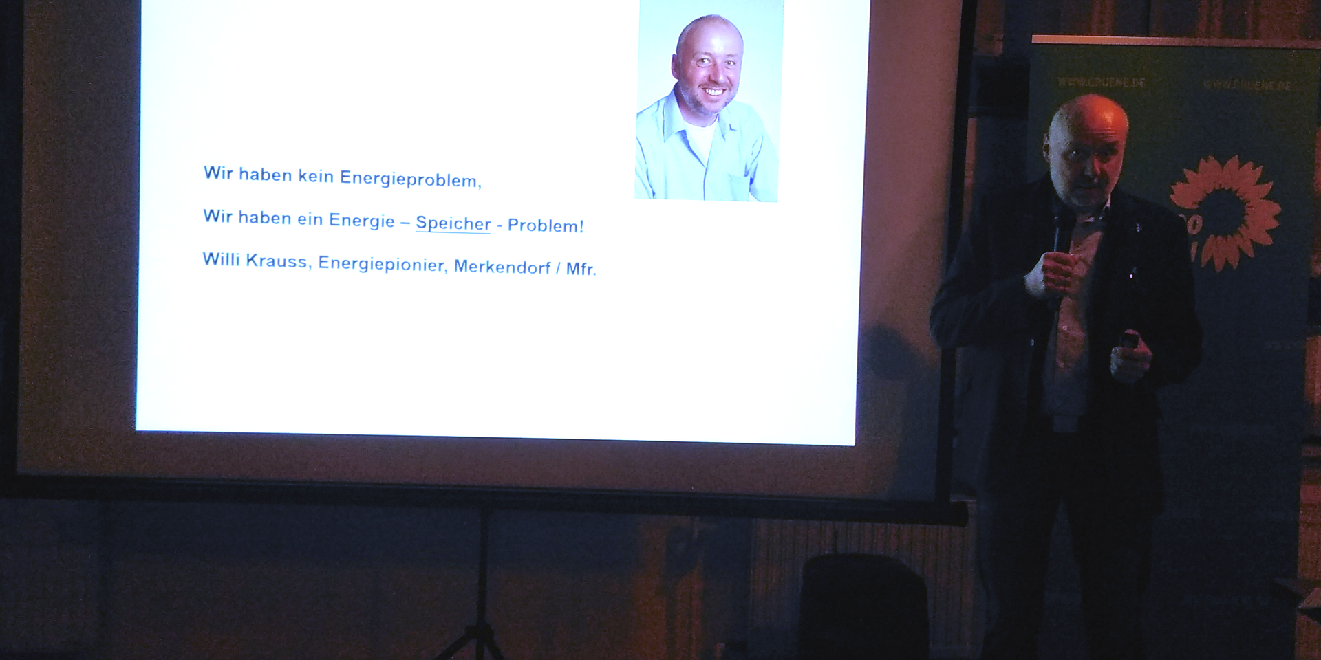 Willi Krauss: Wir haben ein Energie–Speicher–Problem