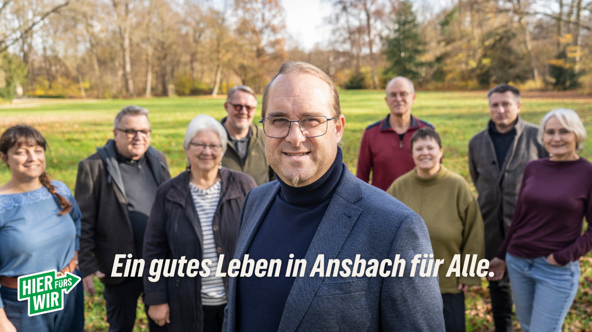 Oberbürgermeister-Kandidat Oliver Rühl gemeinsam mit Kandidat*innen zur Kommunalwahl 