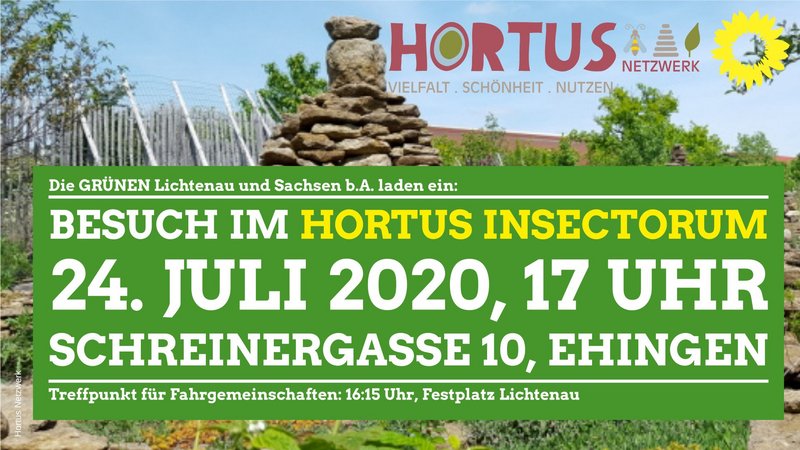 Privatführung im Hortus Insectorum von Markus Gastl