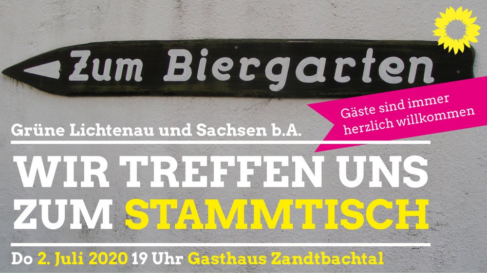 Grüner Stammtisch des OV Lichtenau Sachsen