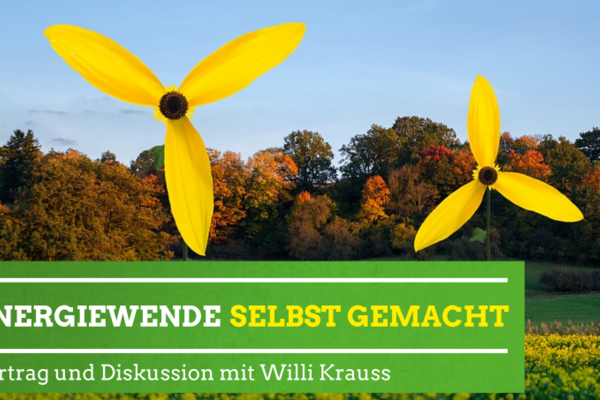 Energiewende selbst gemacht mit Willi Krauss am 22.01.2020 in Lichtenau, Gasthaus zur Post 