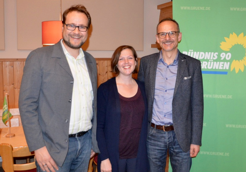 Vorstand des OV Lichtenau und Sachsen b.A.: Philipp Schwertner, Corina Fahnenschmidt und Manfred Eschenbacher (v.l.) 