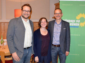 Vorstand des OV Lichtenau und Sachsen b.A.: Philipp Schwertner, Corina Fahnenschmidt und Manfred Eschenbacher (v.l.) 