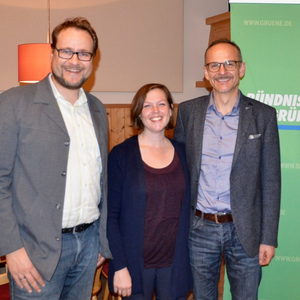 Vorstand des OV Lichtenau und Sachsen b.A.: Philipp Schwertner, Corina Fahnenschmidt und Manfred Eschenbacher (v.l.)