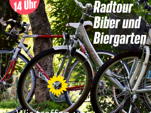 Sharepic für die Radtour Biber und Biergarten am 09.10.2022 um 14:00 
