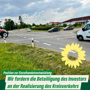 Bild, das die Kreuzung am Martinsberg zeigt